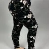 LEG-28 {Blooming Apple} White Floral Printed Leggings EXTENDED PLUS SIZE -Curvy Chic Boutique image bb24c0db 380d 4854 9210 b6df883afe13
