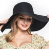 HATS {Sun And Shade} Black Wide Brim Floppy Straw Hat -Curvy Chic Boutique image c1913f70 728a 472c 8cec 1c643baf5bde