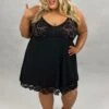 99 SV {Got What You Need} Black Lace Chest Lingerie Gown CURVY BRAND EXTENDED PLUS SIZE 1X 2X 3X 4X 5X 6X