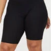 LEG-77 {Sleek Vibes} BLACK Biker Shorts CURVY BRAND!!! EXTENDED PLUS SIZE 1X 2X 3X 4X 5X 6X -Curvy Chic Boutique image cb00f96a d964 4e41 beef 80ca6d0a2b6f