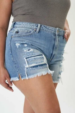 BT-H {KanCan} Distressed Denim Shorts PLUS SIZE 16 18 20 22 -Curvy Chic Boutique image cea4242e 7893 46ac 9016 57bef7fe7077