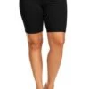 LEG-44 {Confident Choice} Black Biker Shorts PLUS SIZE 1X 2X 3X -Curvy Chic Boutique image d1bd7b50 98fc 4e0d a9a9 dae23df940d5