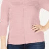 OT-A M-109 {Charter Club} Light Pink Textured Cardigan *SALE* Retail $44.99 -Curvy Chic Boutique image d3f97680 ff10 45bd acb1 49187a3a557c