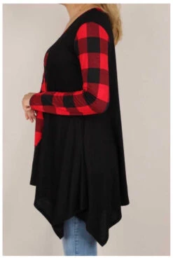 GT-A {Hello My Deer} Black Red Plaid Deer Graphic Tunic SALE!!! PLUS SIZE XL 2X 3X -Curvy Chic Boutique image d525477a 0928 43db 85d6 0efc6c5a6d67
