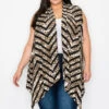 26 OT {A Little Zig A Little Zag} Brown/Black Leopard Print Vest PLUS SIZE XL 2X 3X -Curvy Chic Boutique image d6d03419 56b3 4fdb bc7c dc2d75d77a3a