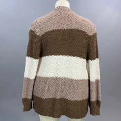 35 OT-A {Get Cozy} Mocha Brown Ivory Popcorn Cardigan PLUS SIZE XL 2X 3X -Curvy Chic Boutique image d7290ecd 2693 435e b62f ca7660ebf956