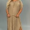 LD-D "Sharp Lady" Mocha SALE!! Ruched W/ Tie -Curvy Chic Boutique image e604ccc2 da2c 47d2 a6c4 3e78846b6786