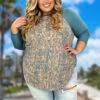 14 CP-E {Lead Me Back To You}Teal Print Raglan Sleeve Top PLUS SIZE 1X 2X 3X -Curvy Chic Boutique image e74e1e10 8558 4957 9a4e 7d3ab8df3404