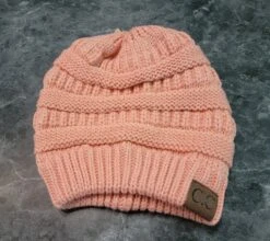 BIN-67-G Original Style C.C. Beanie~ PEACH