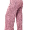 LEG-81 {Dressing For Me} Burgundy Acid Wash Wide Leg Joggers PLUS SIZE 1X 2X 3X -Curvy Chic Boutique image f2fefc0a 32aa 4353 b442 60f0d08df805