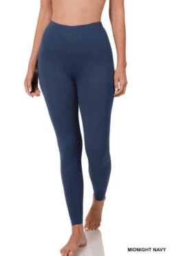LEG-25 OR WIN {Pursuit Of Comfort} Navy Full Length Leggings EXTENDED PLUS SIZE3X/5X -Curvy Chic Boutique image f4904cc0 edac 4191 9511 f155f4fd7fe0