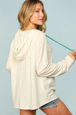 12 HD-O {Trust Your Gut} Oatmeal Hoodie W/Kelly Green Piping PLUS SIZE XL 2X 3X -Curvy Chic Boutique image f5e09ff1 3e9b 460b 9143 c3a541c7a50b