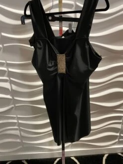 SWIM {Summer Goddess} Black 2 Piece Swimsuit W/Gold