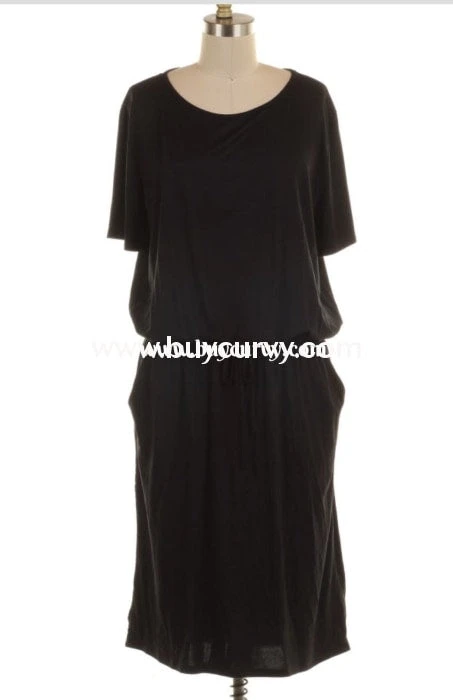 LD-D {Define Yourself} Black Dress Elastic Band & Pockets 6 LD-D {Define Yourself} Black Dress Elastic Band & Pockets - Image 4