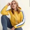 HD-A M-109 {Levi's} Yolk Yellow Cropped Hoodie Retail $59.50 PLUS SIZE 3X -Curvy Chic Boutique m20772154083 1