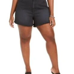 BT-F M-109 {Celebrity Pink} Black Frayed Shorts SALE!!! Retail $39.00 PLUS SIZE 16W