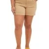 BT-J M-109 {Celebrity Pink} Khaki Cuffed Shorts SALE!!! Retail $39.00 PLUS SIZE 16W -Curvy Chic Boutique s l500 49