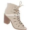 SHOES {YOKI} Beige Lace-Up -Curvy Chic Boutique shoes yoki beige lace up sale curvy boutique plus size clothing 161